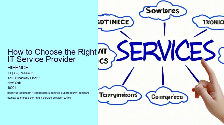How to Choose the Right IT Service Provider