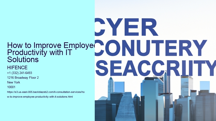 How to Improve Employee Productivity with IT Solutions