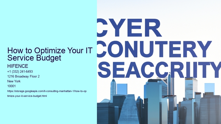How to Optimize Your IT Service Budget