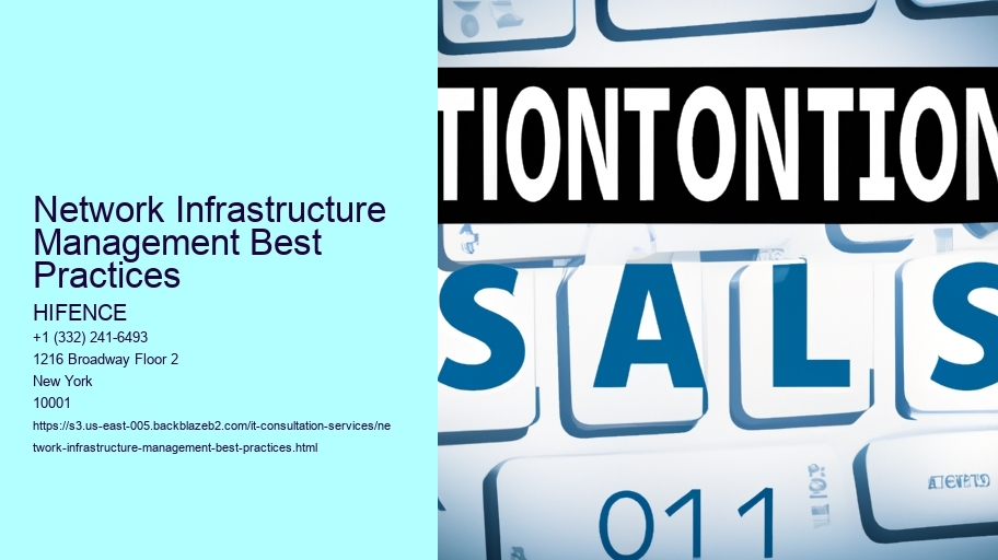Network Infrastructure Management Best Practices