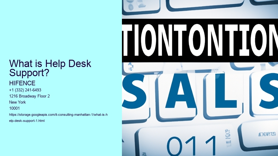What is Help Desk Support?