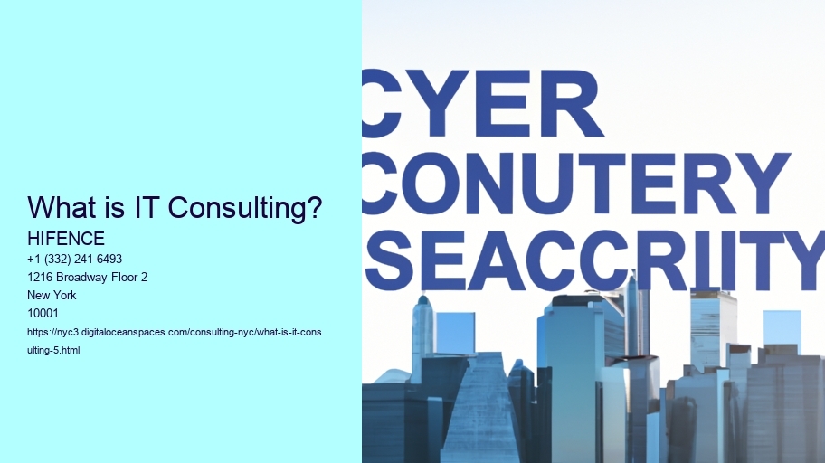 What is IT Consulting?