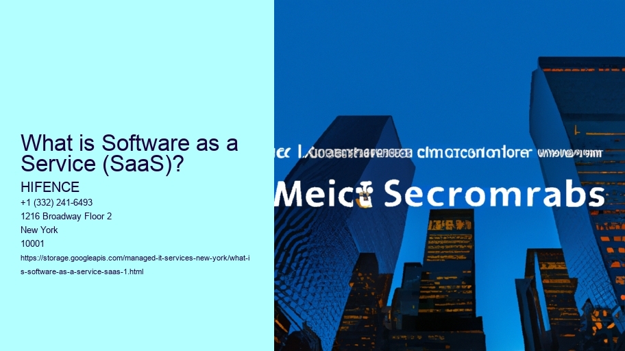 What is Software as a Service (SaaS)?