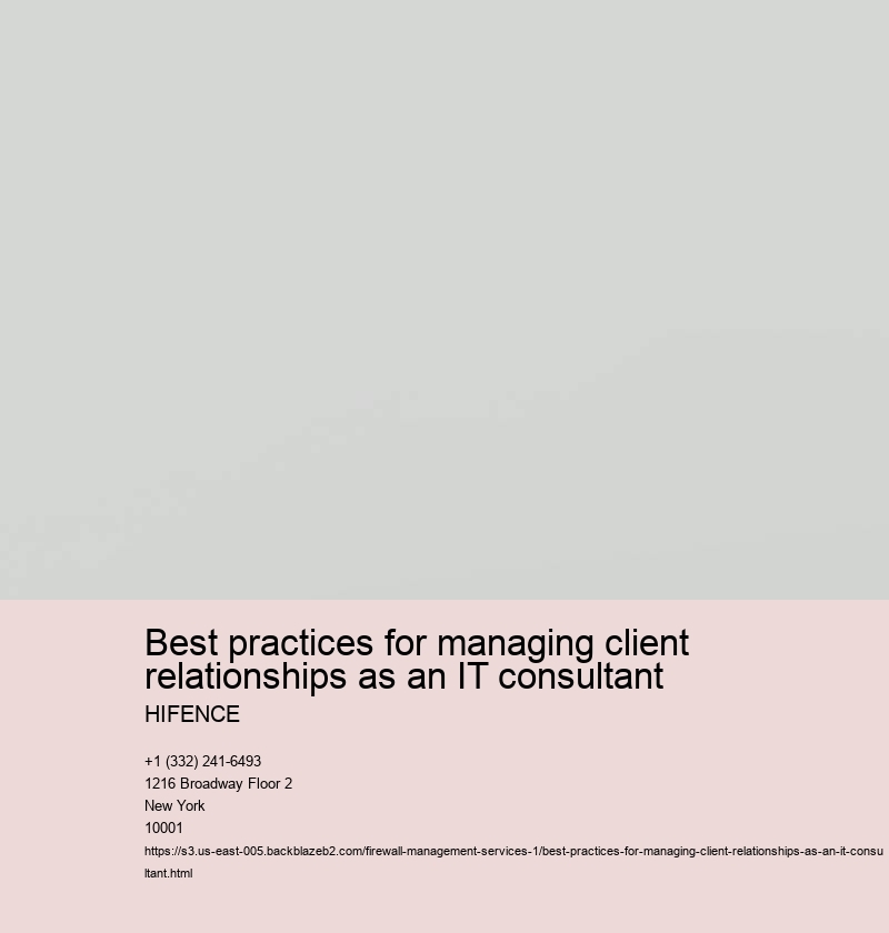 Establish clear communication channels