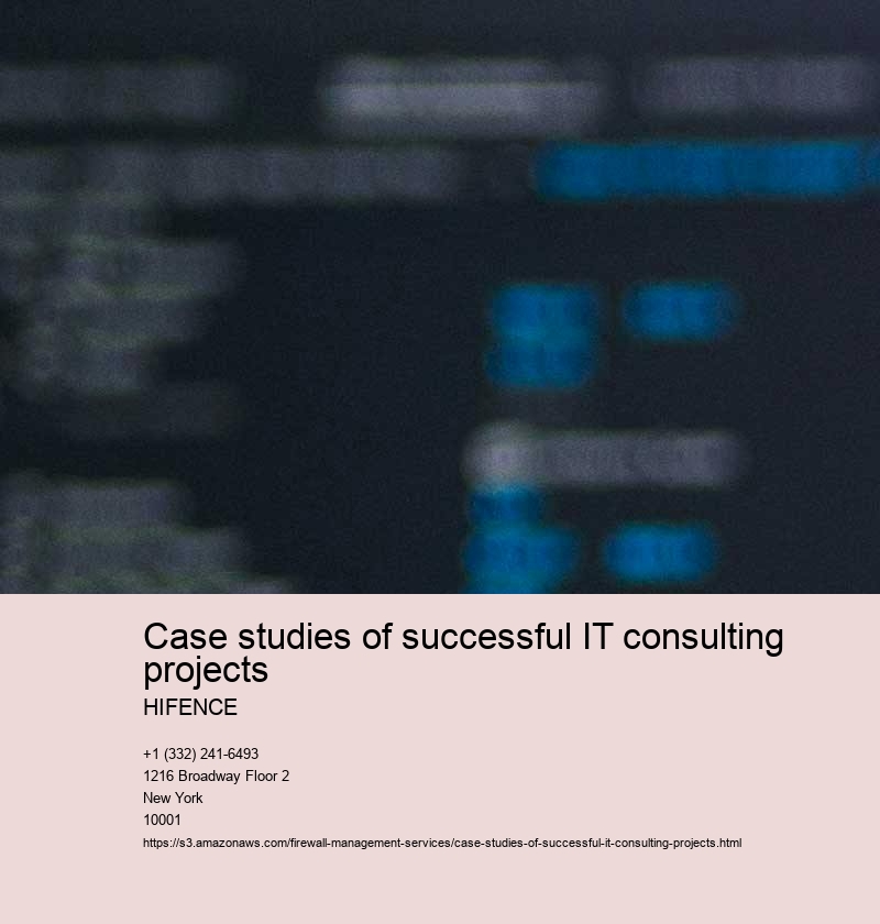 Case studies of successful IT consulting projects