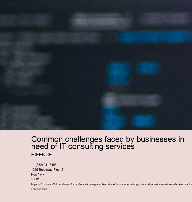 Lack of in-house expertise in IT solutions