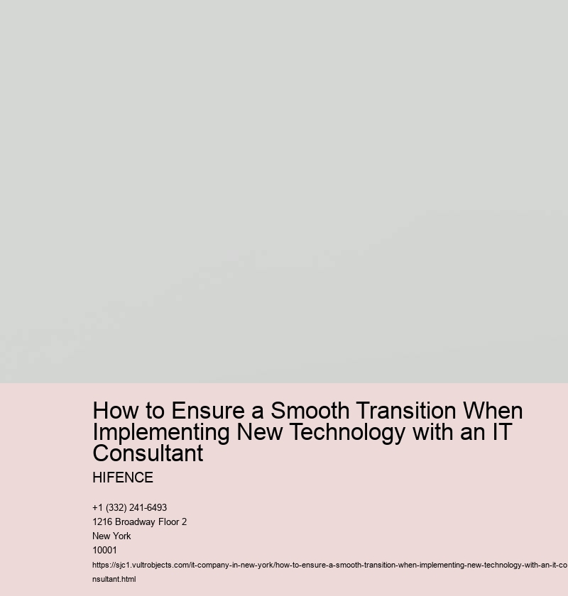 Assess current technology infrastructure