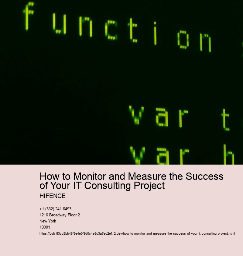 Define clear project objectives and key performance indicators (KPIs)