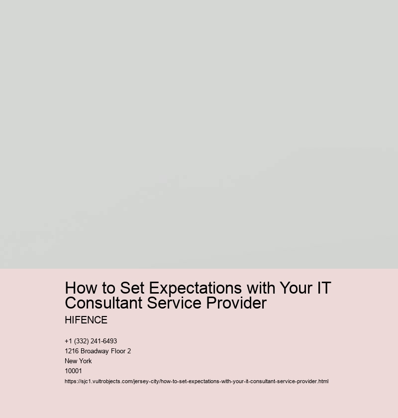 Clearly define project goals and objectives.