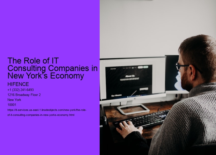 The Role of IT Consulting Companies in New York's Economy