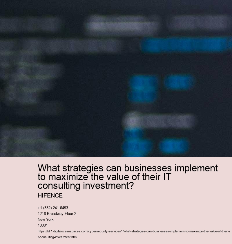 Clearly define goals and expectations