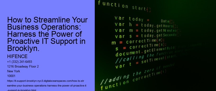 How to Streamline Your Business Operations: Harness the Power of Proactive IT Support in Brooklyn.