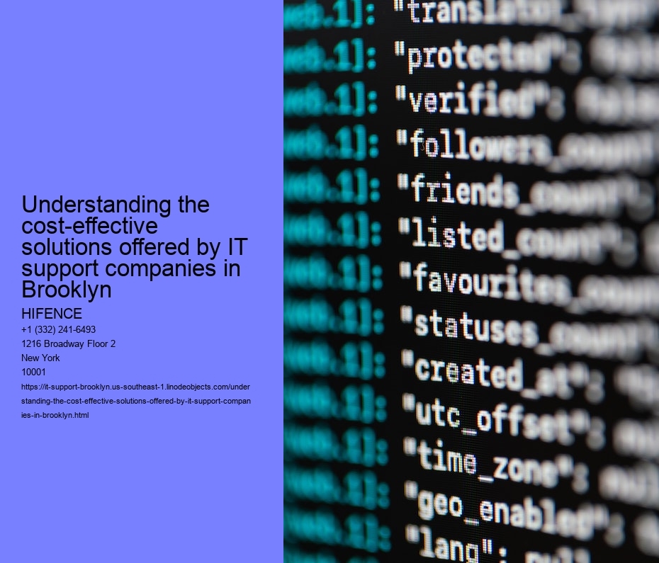 Understanding the cost-effective solutions offered by IT support companies in Brooklyn