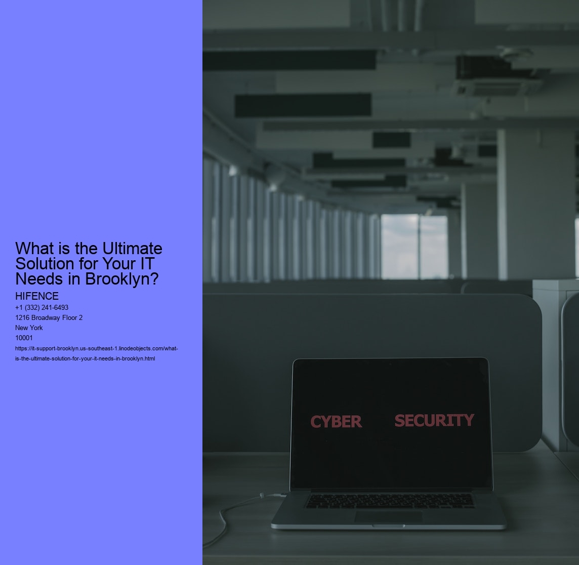 What is the Ultimate Solution for Your IT Needs in Brooklyn? 