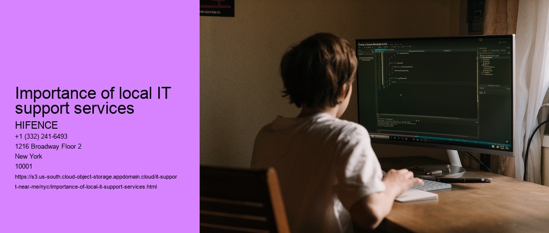 Importance of local IT support services