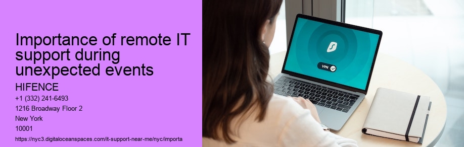 Importance of remote IT support during unexpected events 