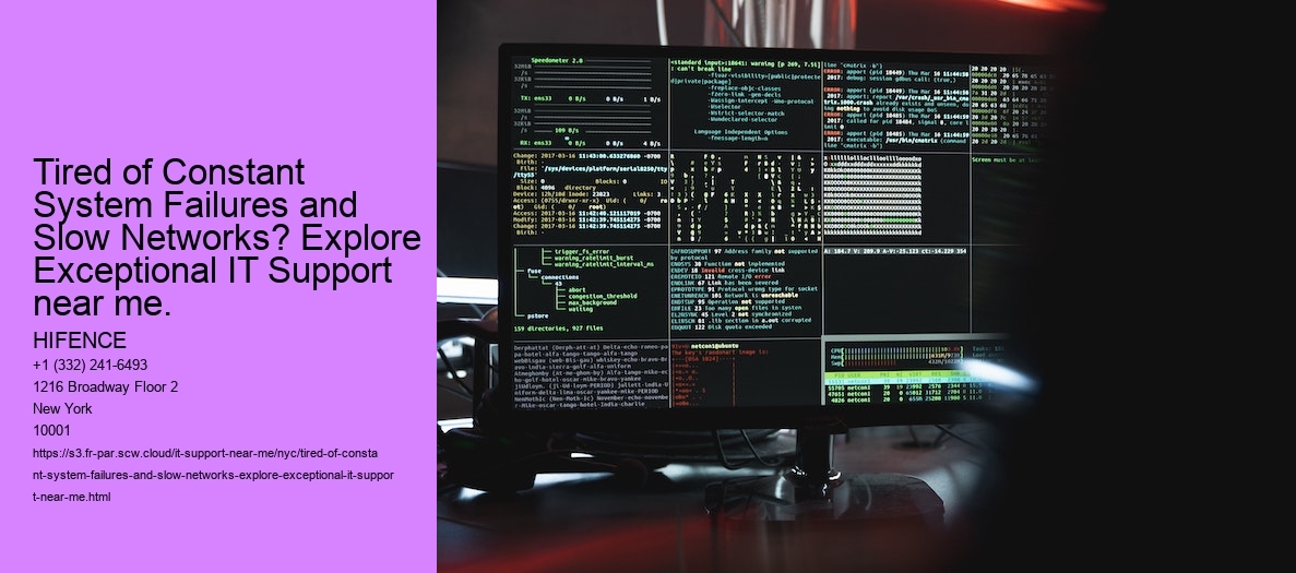 Tired of Constant System Failures and Slow Networks? Explore Exceptional IT Support near me.