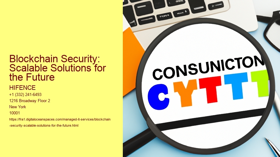 Blockchain Security: Scalable Solutions for the Future