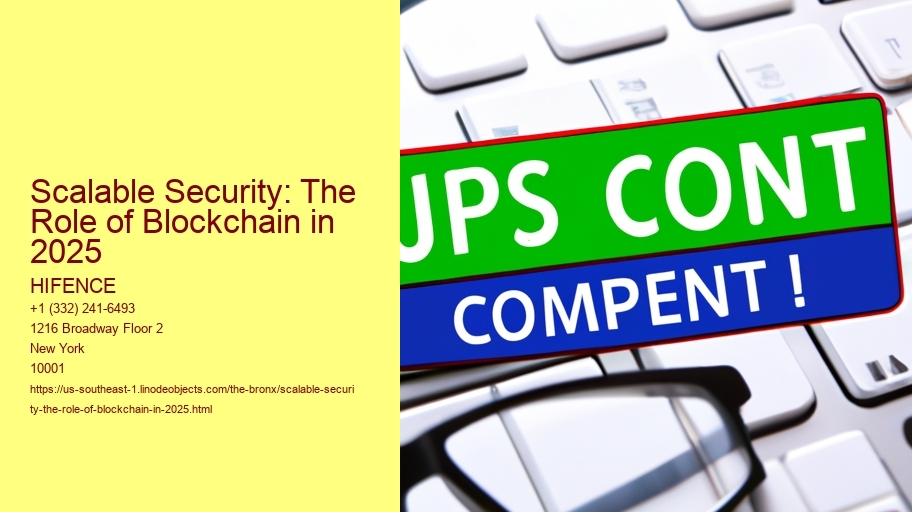 Scalable Security: The Role of Blockchain in 2025