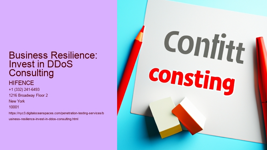 Business Resilience: Invest in DDoS Consulting