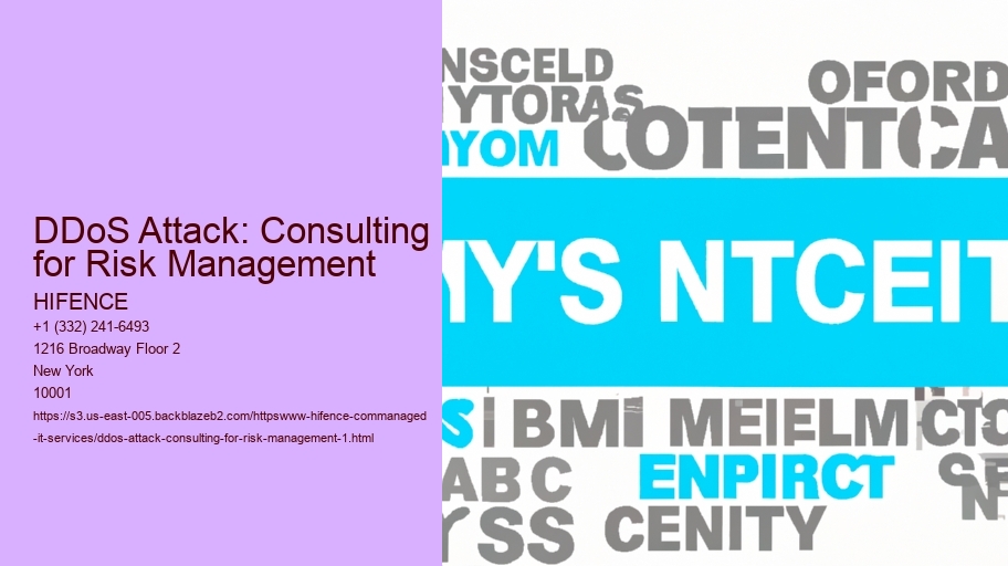 DDoS Attack: Consulting for Risk Management