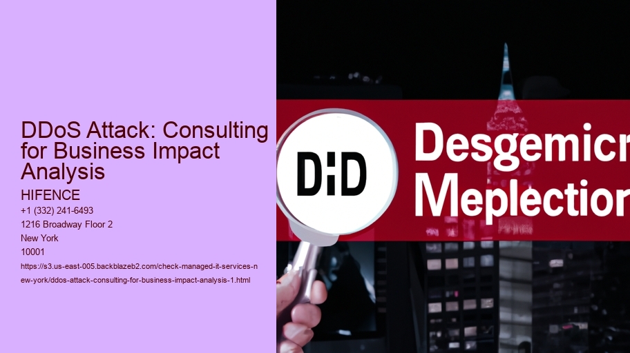 DDoS Attack: Consulting for Business Impact Analysis