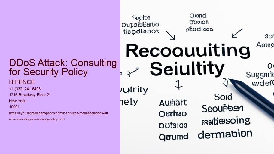 DDoS Attack: Consulting for Security Policy