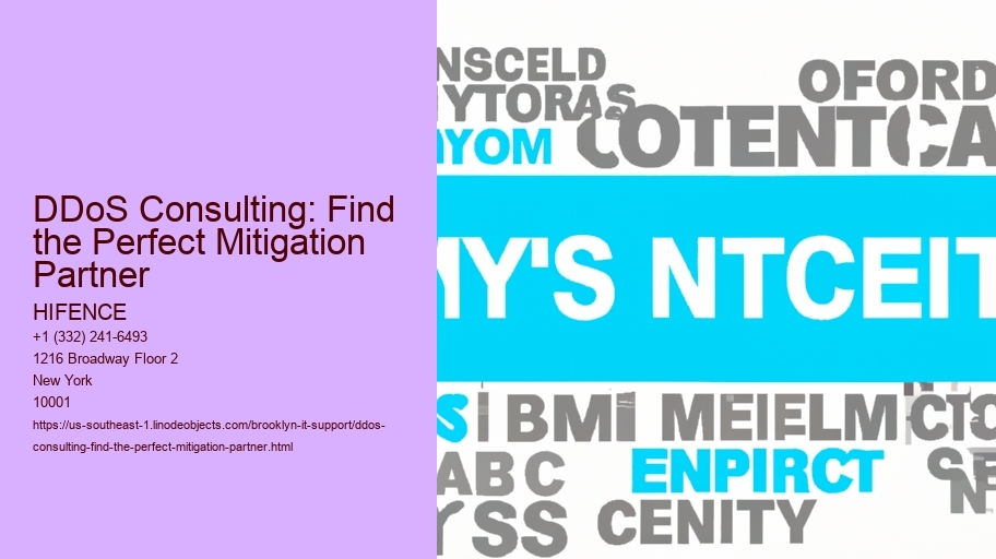 DDoS Consulting: Find the Perfect Mitigation Partner