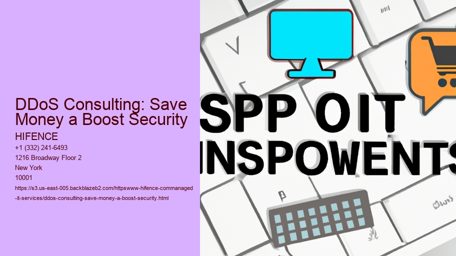 DDoS Consulting: Save Money a Boost Security