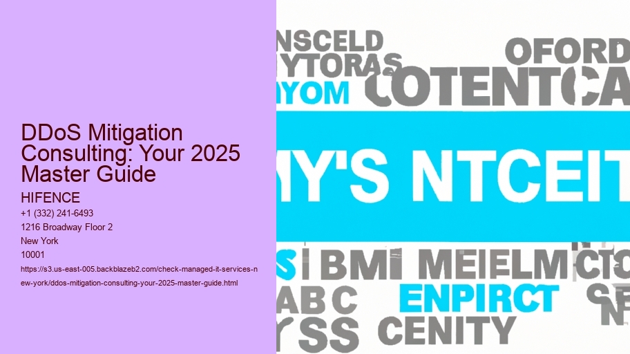 DDoS Mitigation Consulting: Your 2025 Master Guide