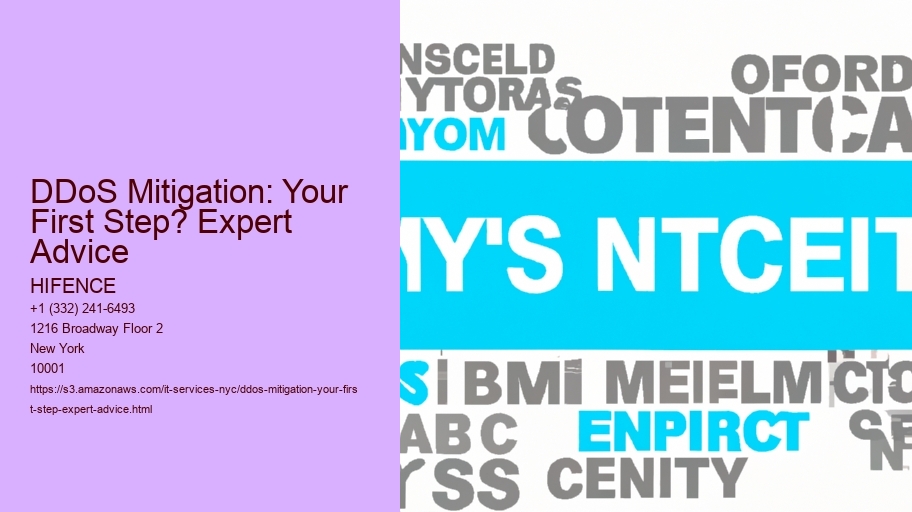 DDoS Mitigation: Your First Step? Expert Advice