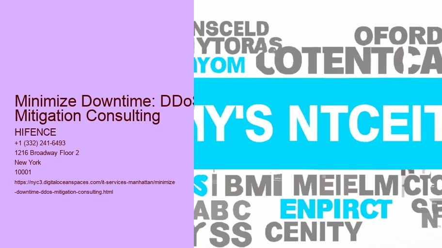 Minimize Downtime: DDoS Mitigation Consulting