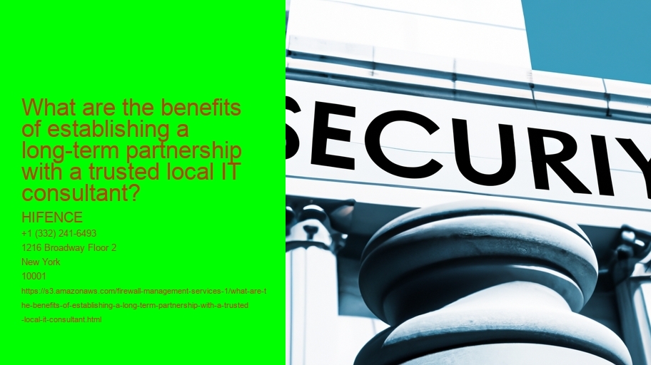 What are the benefits of establishing a long-term partnership with a trusted local IT consultant?