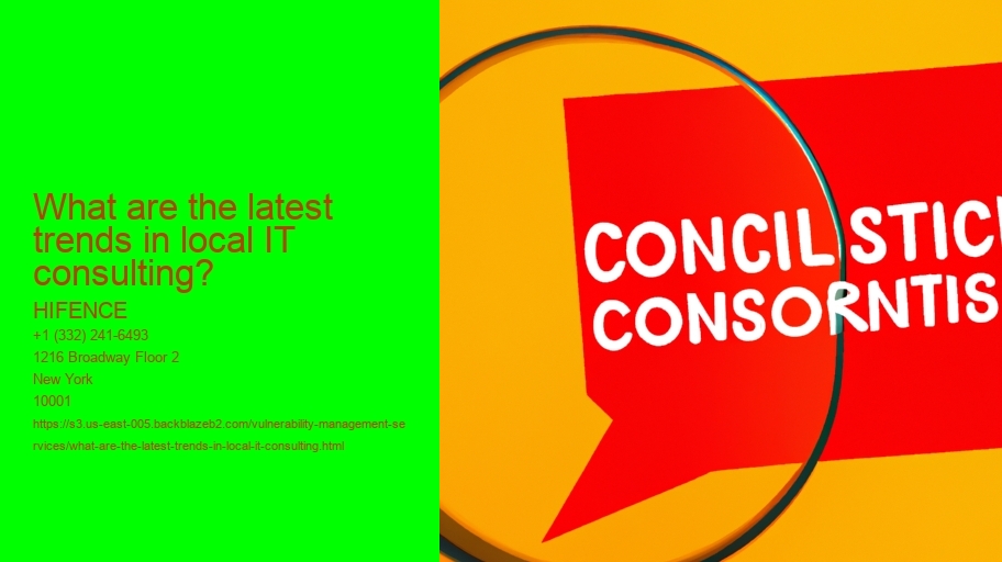 What are the latest trends in local IT consulting?