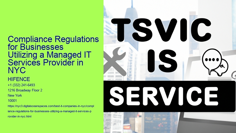 Compliance Regulations for Businesses Utilizing a Managed IT Services Provider in NYC 