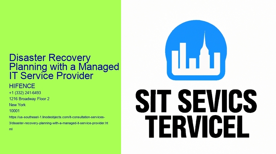 Disaster Recovery Planning with a Managed IT Service Provider 