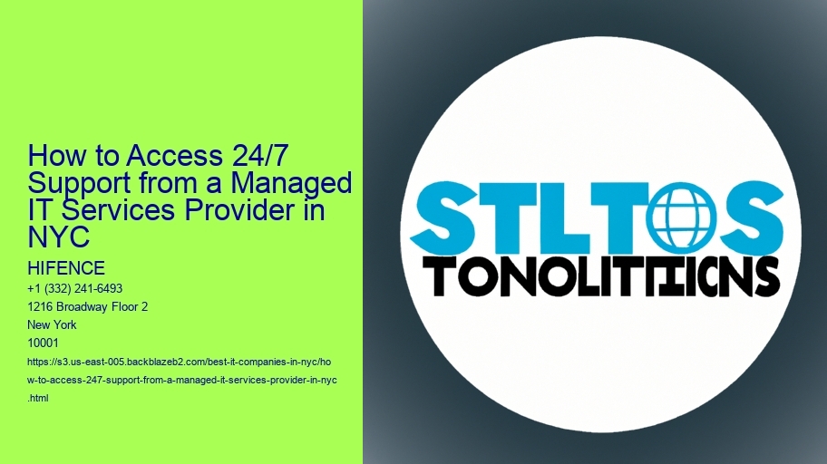 How to Access 24/7 Support from a Managed IT Services Provider in NYC