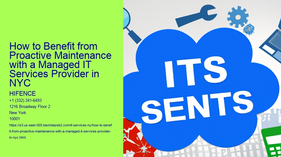 How to Benefit from Proactive Maintenance with a Managed IT Services Provider in NYC