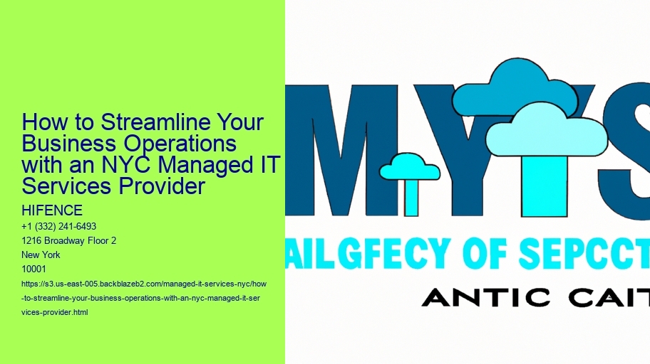 How to Streamline Your Business Operations with an NYC Managed IT Services Provider