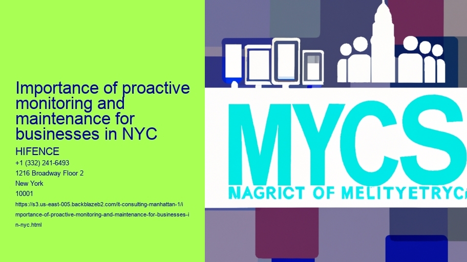 Importance of proactive monitoring and maintenance for businesses in NYC