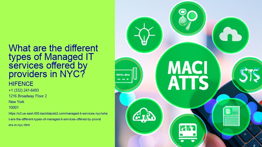 What are the different types of Managed IT services offered by providers in NYC?