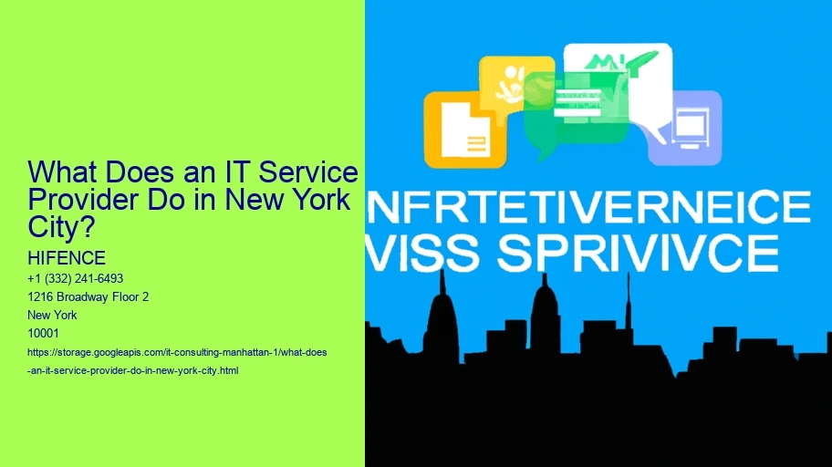 What Does an IT Service Provider Do in New York City?