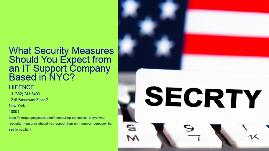 What Security Measures Should You Expect from an IT Support Company Based in NYC?