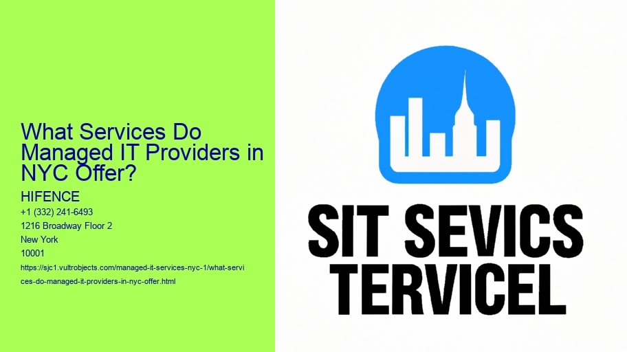 What Services Do Managed IT Providers in NYC Offer?