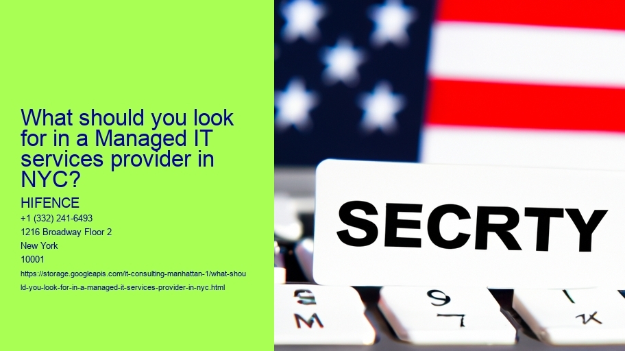 What should you look for in a Managed IT services provider in NYC?