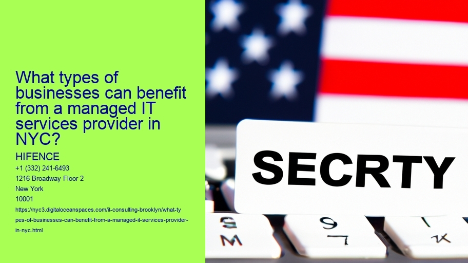 What types of businesses can benefit from a managed IT services provider in NYC?