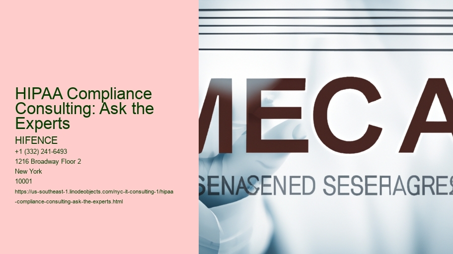 HIPAA Compliance Consulting: Ask the Experts