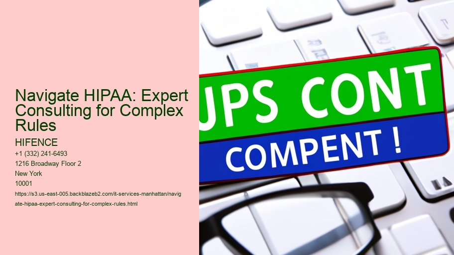 Navigate HIPAA: Expert Consulting for Complex Rules