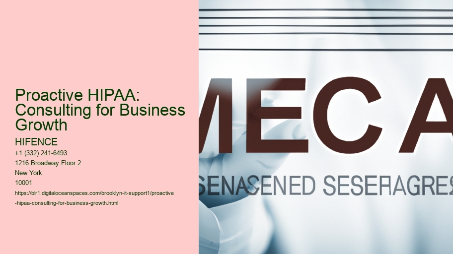 Proactive HIPAA: Consulting for Business Growth