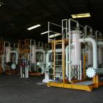 Tuberías isométricas FRP complejas instaladas en las instalaciones del cliente, listas para pruebas.